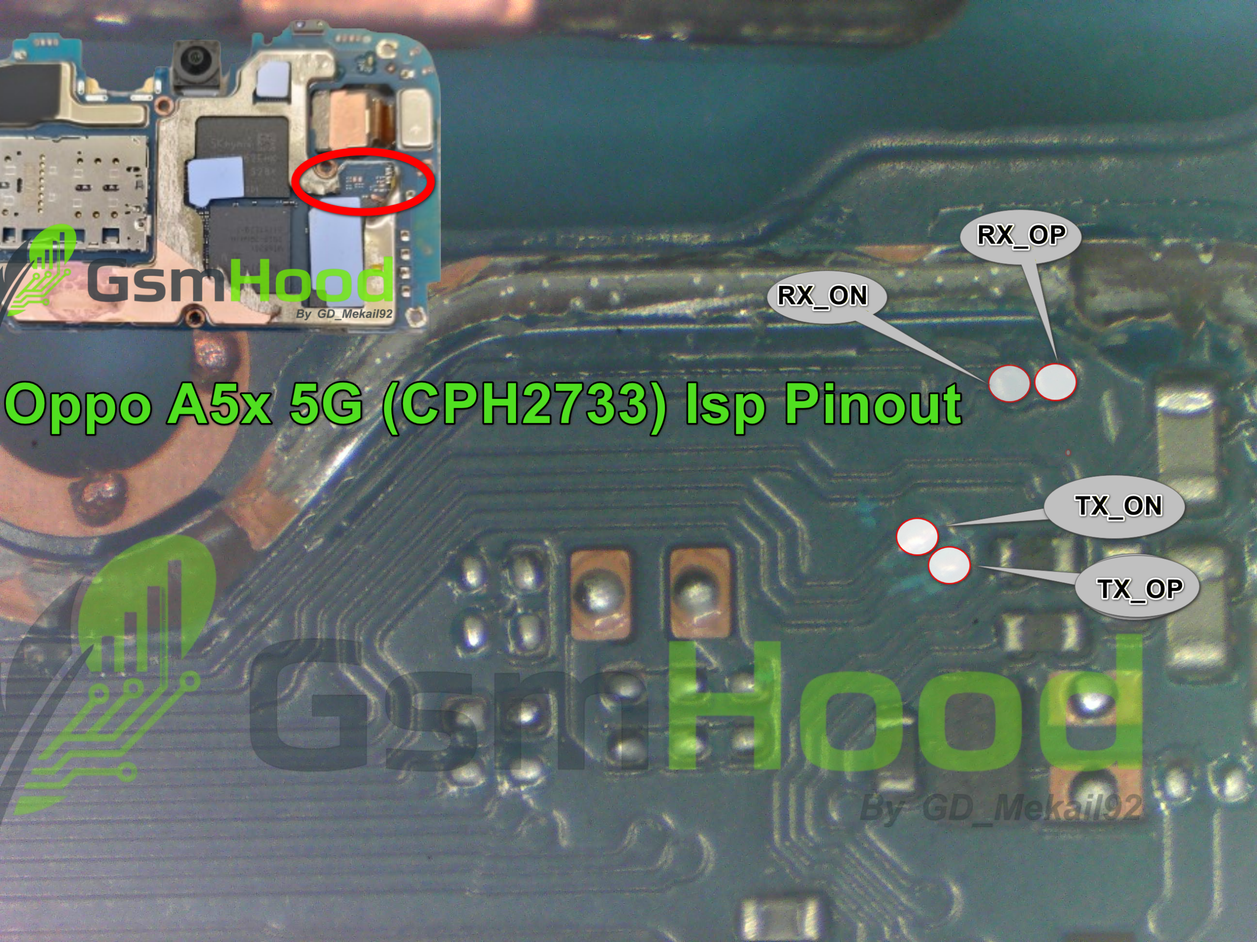 Read more about the article Oppo A5x 5G ISP Pinout (CPH2733) Tested on EasyJtag Box