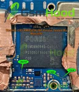 Realme C83 5G RMX5256 ISP Pinout Tested FRP